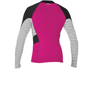 Bahia Delle Donne O'Neill 1mm Front Zip Manica Lunga Giacca In Neoprene Pink Punk 4934